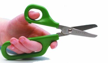 Comforthulpmiddelen Schaar met 1 groot en 1 klein oog - punt 75 mm L
